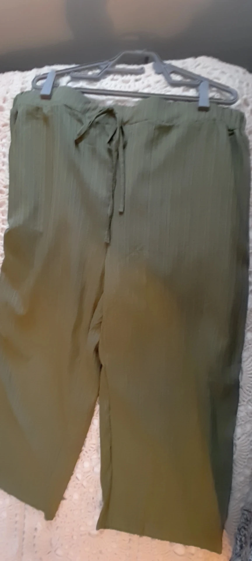 Pantalón de verano, amplio, estilo Bohème, talla 5XL Color Caqui – photo 6